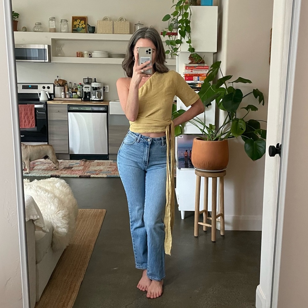 Hemp Temple Wrap Top